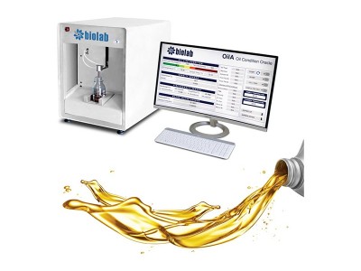 biolab Oracle 機油壽命和顆粒計數器，動力粘度和運動粘度水活度